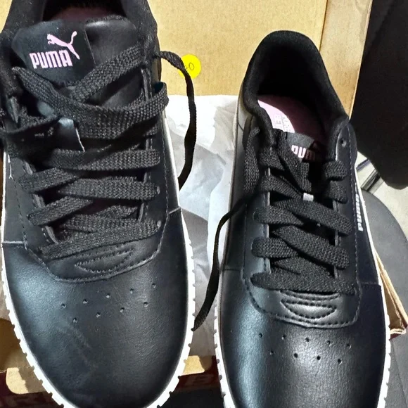 Puma Black Sneakers with Iridescent Accent - Picture 2 of 5